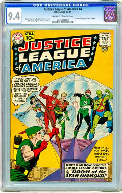 CGC Graded Comics - Justice League of America #4 (CGC)