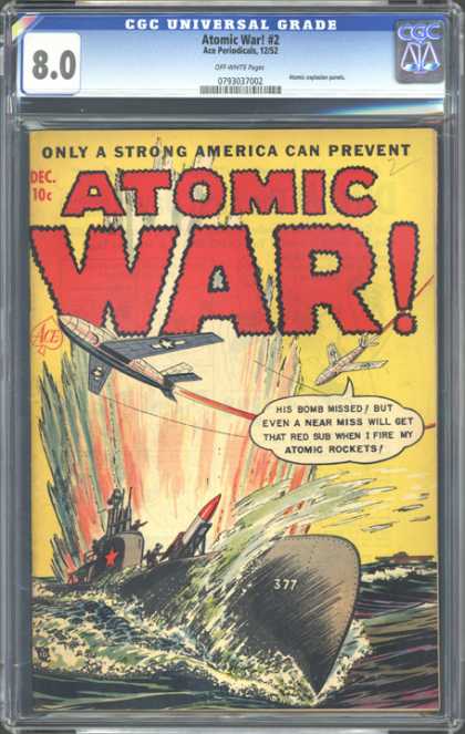 CGC Graded Comics - Atomic War! #2 (CGC)
