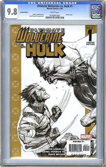 CGC Graded Comics - Ultimate Wolverine vs Hulk #1 (CGC) - Dave Mccaig - Faceoff - Damon Lindelof - Francis Yu - Claws