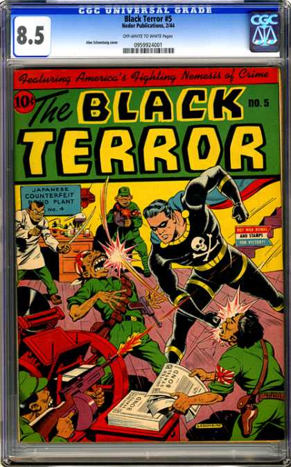 CGC Graded Comics - Black Terror #5 (CGC)