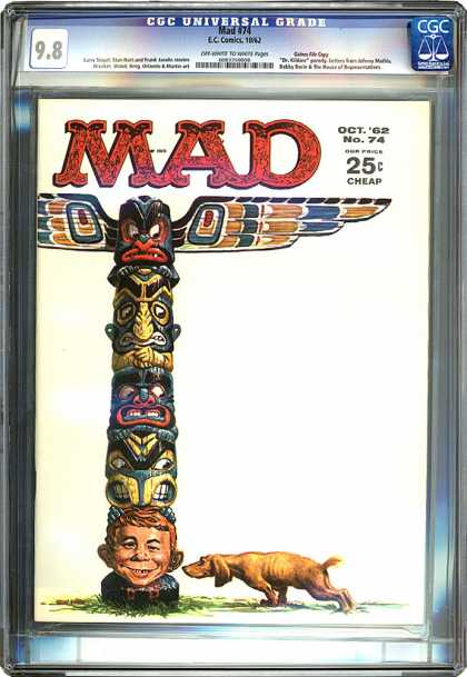 CGC Graded Comics - Mad #74 (CGC) - Mad - Eccomics - Dog - Oct62 No74 - Cheap