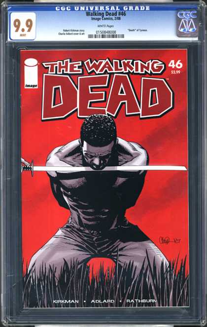 CGC Graded Comics - Walking Dead #46 (CGC) - Sword - Beheading - Field - Murder - Execution