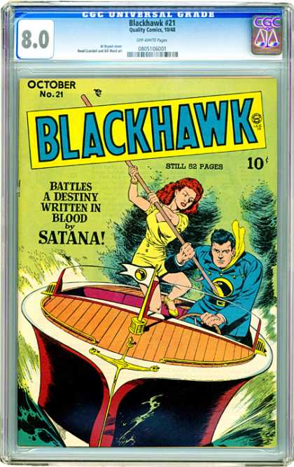 CGC Graded Comics - Blackhawk #21 (CGC)