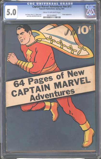 CGC Graded Comics - Captain Marvel Adventures #nn (#1) (CGC)