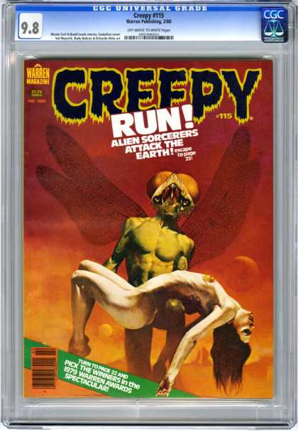 CGC Graded Comics - Creepy #115 (CGC) - Creepy 115 - Alien - Woman - Wings - Warren Magazine