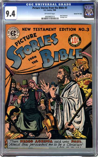 CGC Graded Comics - Picture Stories from the Bible #3 (CGC)
