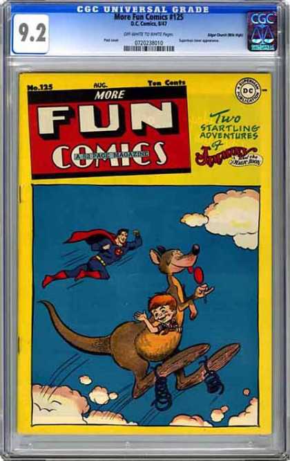 CGC Graded Comics - More Fun Comics #125 (CGC) - Cgc Hologram - Superman - Kangaroo - Lollypop - Springs