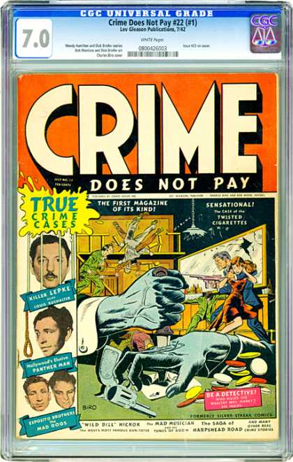 CGC Graded Comics - Crime Does Not Pay #22 (#1) (CGC)