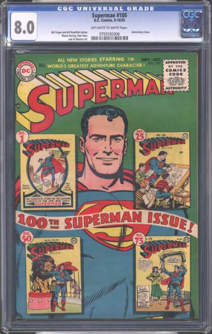 CGC Graded Comics - Superman #100 (CGC)