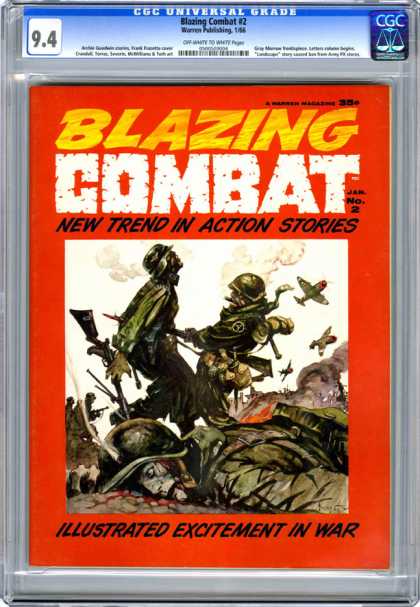 CGC Graded Comics - Blazing Combat #2 (CGC)