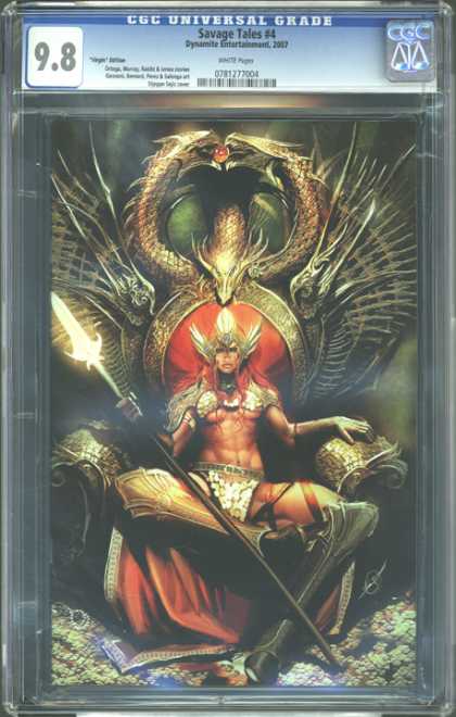 CGC Graded Comics - Savage Tales #4 (CGC) - Savage Tales 4 - I Am The Ruler Of The World - What A Stud - The Supreme Power - Blade Of Light