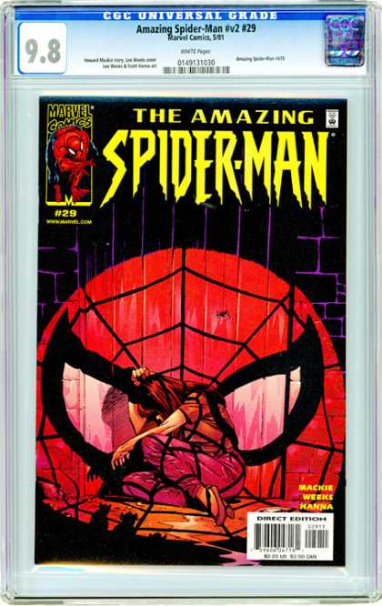 CGC Graded Comics - Amazing Spider-Man #v2 #29 (CGC) - 98 - Spider Web - Red Mask - Woman - Hanna