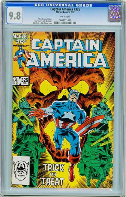 CGC Graded Comics - Captain America #326 (CGC)