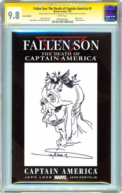 CGC Graded Comics - Fallen Son: The Death of Captain America #3 (CGC) - Captain America - Fallen Son - Death - Marvel Comics - Romita