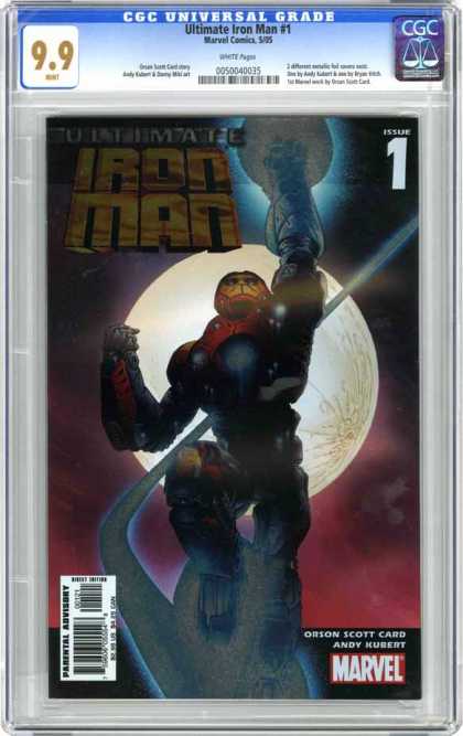 CGC Graded Comics - Ultimate Iron Man #1 (CGC) - Iron Man - Full Moon - Superhero - Issue 1 - Ultimate