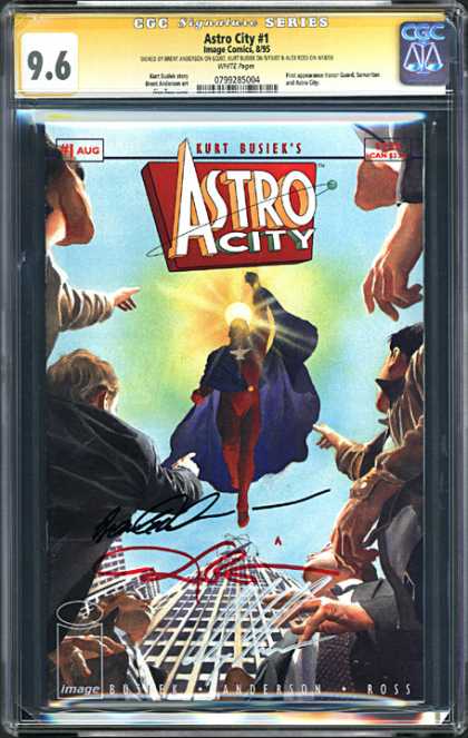 CGC Graded Comics - Astro City #1 (CGC) - Superheros - First Issue - Superpowers - Crime Fighting - Autographed