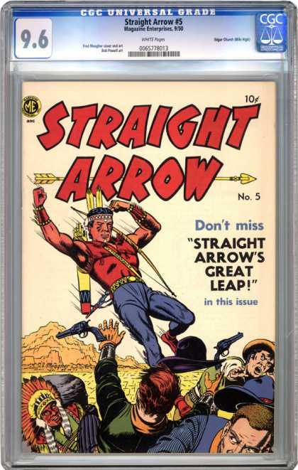 CGC Graded Comics - Straight Arrow #5 (CGC)