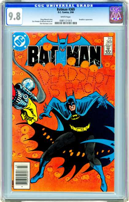 CGC Graded Comics - Batman #369 (CGC) - Bruce Wayne - Dc Comics - 369 - Dead - Returns