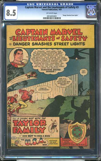 CGC Graded Comics - Captain Marvel and the Lieutenants of Safety #3 (CGC)