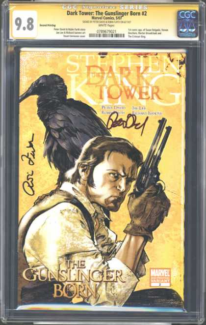 CGC Graded Comics - Dark Tower: The Gunslinger Born #2 (CGC) - The Gunslinger Born 2 - Raven - Stephen King - Dark Tower - Revolver