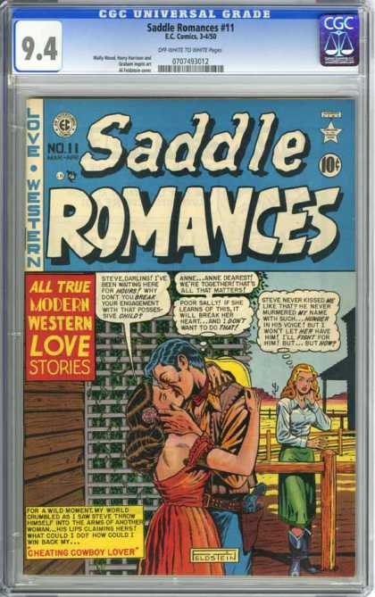 CGC Graded Comics - Saddle Romances #11 (CGC)