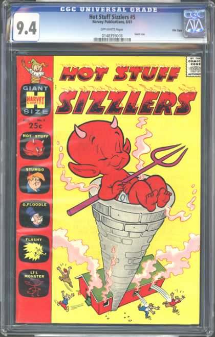 CGC Graded Comics - Hot Stuff Sizzlers #5 (CGC) - Hot Stuff Sizzlers - Stumbo - O Floodle - Flashy - Lil Monster