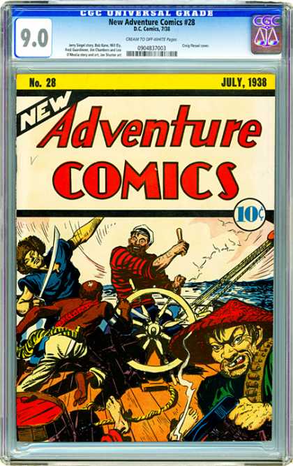 CGC Graded Comics - New Adventure Comics #28 (CGC)