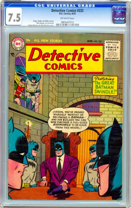 CGC Graded Comics - Detective Comics #222 (CGC)