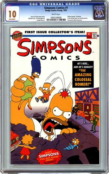 CGC Graded Comics - Simpsons Comics #1 (CGC)