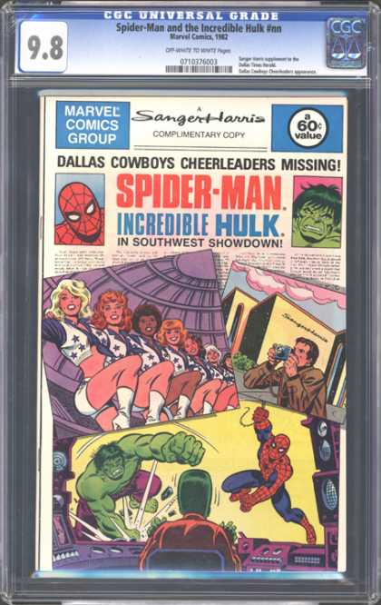 CGC Graded Comics - Spider-Man and the Incredible Hulk #nn (CGC) - Girls Are Giving Photo Stills - One Photo Grapher - Spider Man - Incredible Hulk - In Southwest Showdown