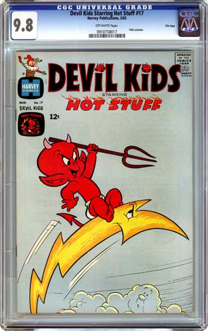 CGC Graded Comics - Devil Kids Starring Hot Stuff #17 (CGC) - Devil Kids - Hot Stuff - Harvey - Lightning - Satanism
