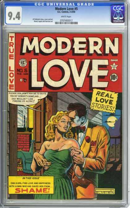 CGC Graded Comics - Modern Love #5 (CGC) - Love - 94 - No 5 - 10 Cents - Romance