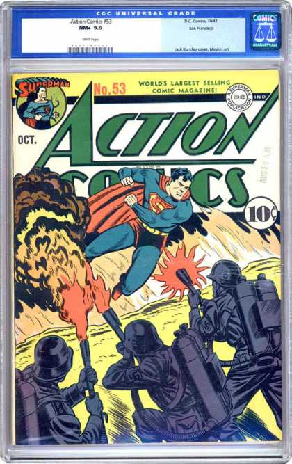 CGC Graded Comics - Action Comics #53 (CGC)
