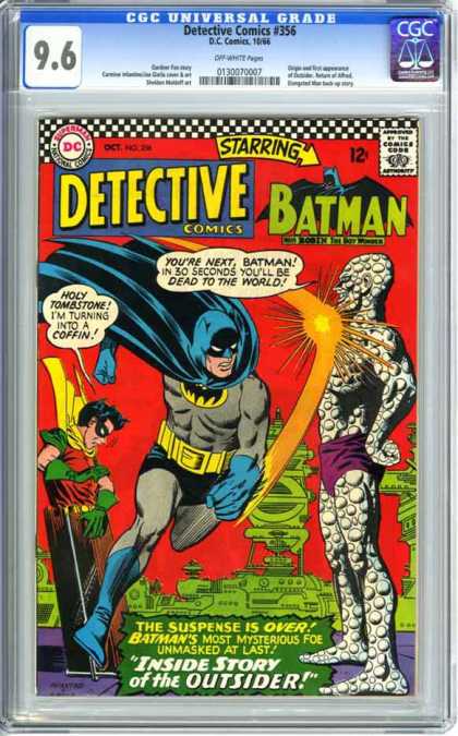 CGC Graded Comics - Detective Comics #356 (CGC) - Revealed - Holy Smoke - Death Before Us - Batman - Robin