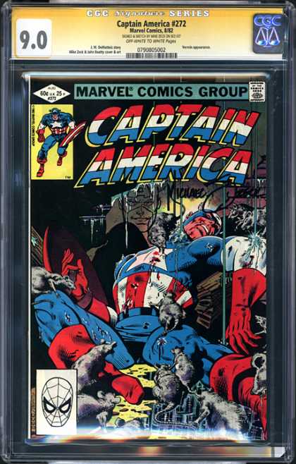 CGC Graded Comics - Captain America #272 (CGC)