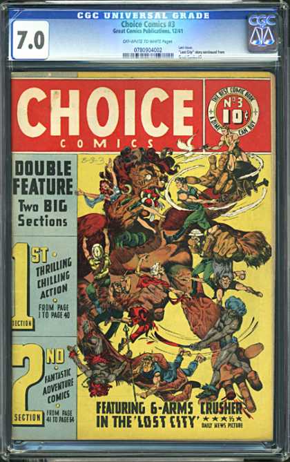 CGC Graded Comics - Choice Comics #3 (CGC)