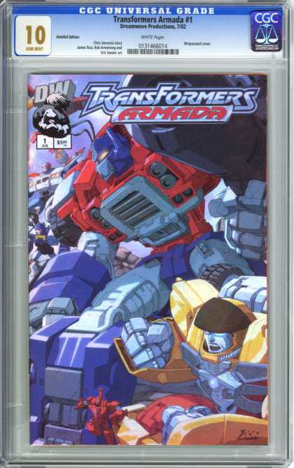 CGC Graded Comics - Transformers Armada #1 (CGC) - Transformers Armada - Optimus Prime - Robots - Transform - Bumblebee