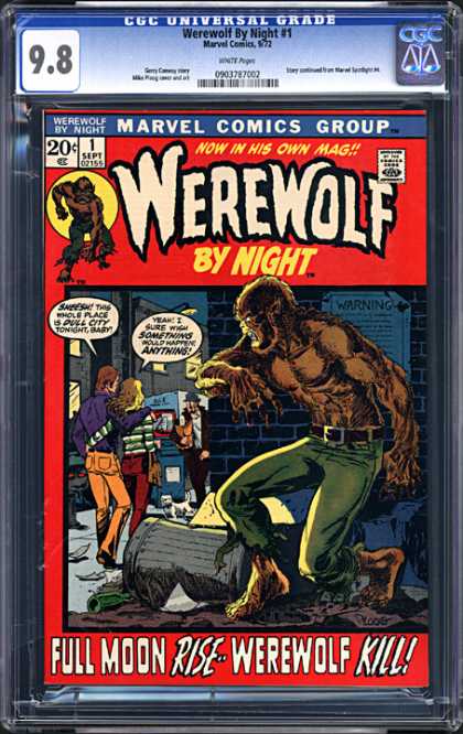 CGC Graded Comics - Werewolf by Night #1 (CGC)