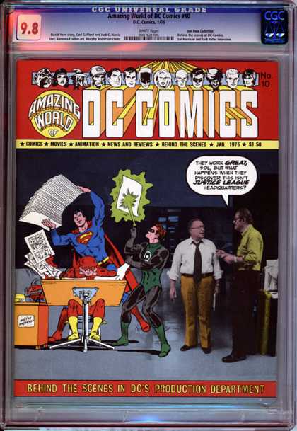 CGC Graded Comics - Amazing World of DC Comics #10 (CGC) - Amazing World - Dc - Speech Bubble - Superman - Superhero