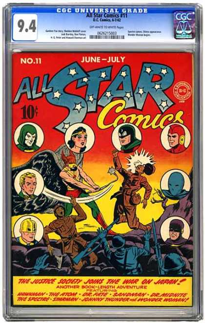 CGC Graded Comics - All Star Comics #11 (CGC)