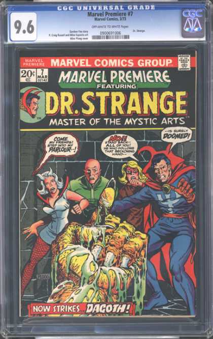 CGC Graded Comics - Marvel Premiere #7 (CGC) - Dr Strange - Master Of The Mystic Arts - Hand - Nails - Dagoth