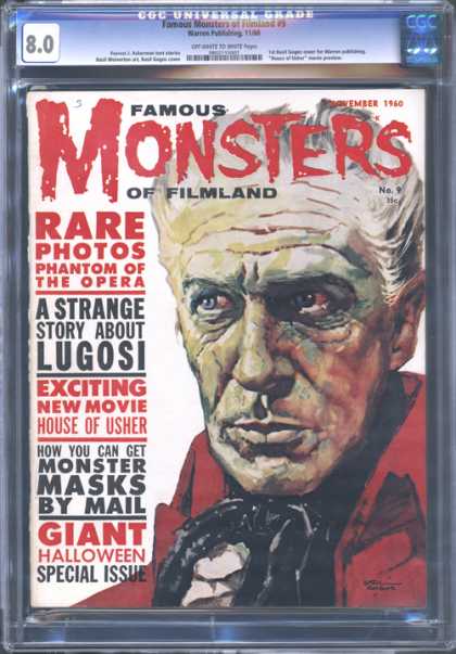 CGC Graded Comics - Famous Monsters of Filmland #9 (CGC)