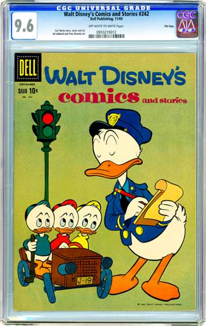 CGC Graded Comics - Walt Disney's Comics and Stories #242 (CGC)