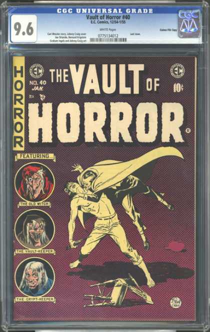 CGC Graded Comics - Vault of Horror #40 (CGC) - Vault - Horror - The Old Witch - The Vault Keeper - The Crypt Keeper
