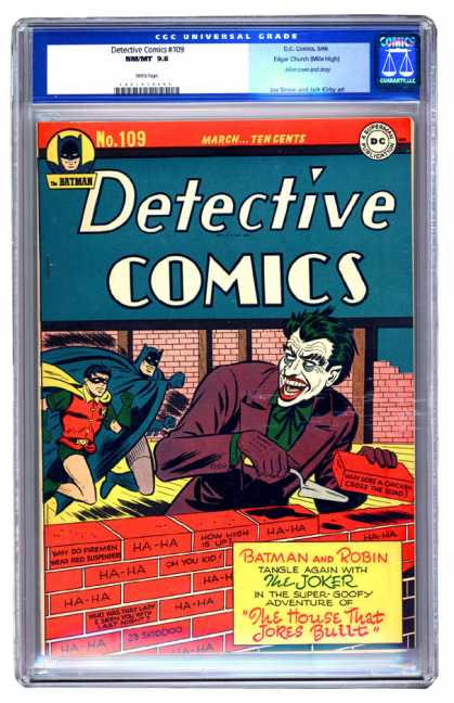 CGC Graded Comics - Detective Comics #109 (CGC)