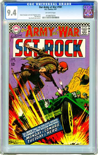 CGC Graded Comics - Our Army at War #181 (CGC) - Our Army At War - Dc - Superman - Approved By The Comics Code Authority - National Comics