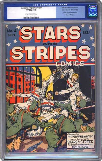 CGC Graded Comics - Stars and Stripes Comics #4 (CGC)