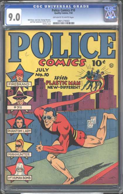 CGC Graded Comics - Police Comics #10 (CGC)