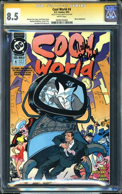 CGC Graded Comics - Cool World #4 (CGC) - Man - Woman - Machine - 85 - Building