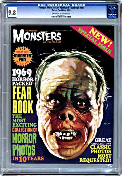 CGC Graded Comics - Famous Monsters of Filmland Yearbook #nn (CGC) - Cgc - Monsters - Horror - Fear - Thriller